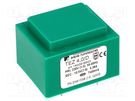 Transformer: encapsulated; 4VA; 230VAC; 10.5V; 380.9mA; PCB; IP00 BREVE TUFVASSONS