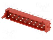 Connector: wire-board; socket; male; PIN: 18; 30V; 1A; straight; THT AMPHENOL COMMUNICATIONS SOLUTIONS