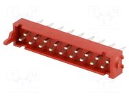 Connector: wire-board; socket; male; PIN: 18; 30V; 1A; straight; THT AMPHENOL COMMUNICATIONS SOLUTIONS