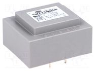 Transformer: encapsulated; 2.5VA; 230VAC; 9V; 270mA; PCB; IP00 INDEL