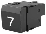 PB SWITCH, SPST-NO, 0.05A, 12VDC, PANEL