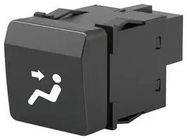 PB SWITCH, SPST-NO, 0.05A, 12VDC, PANEL