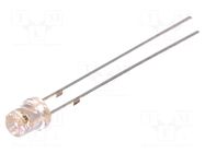 LED; blue; 3mm; 220÷330mcd; 120°; Front: recessed; 2.9÷3.6VDC OPTOSUPPLY
