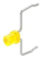 SINGLE LED, PB SW, T1 3/4, YEL