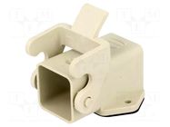 Enclosure for connectors: HDC; size 3A; Han® A; with latch HARTING
