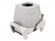 Enclosure for connectors: HDC; size 10B; for cable; Han® B; IP65 HARTING
