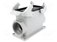 Enclosure for connectors: HDC; size 16B; Han® B; IP65; high; M40 HARTING
