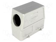 Enclosure for connectors: HDC; size 16B; for cable; Han® B; IP65 HARTING