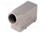 Enclosure for connectors: HDC; size 16B; for cable; Han® B; IP65 HARTING