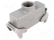 Enclosure for connectors: HDC; size 24B; for cable; Han® B; IP65 HARTING