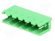 Pluggable terminal block; 5mm; ways: 6; straight; socket; male DEGSON ELECTRONICS