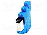 Relay: interface; DPDT; Ucoil: 12VDC; 8A; 8A/250VAC; 8A/30VDC; IP20 FINDER