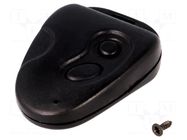 Enclosure: for remote controller; X: 38mm; Y: 52mm; Z: 14mm; ABS MASZCZYK