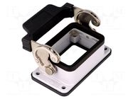 Enclosure for connectors: HDC; size 44.27; for panel mounting ILME