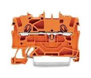 TERMINAL BLOCK, DIN RAIL, 2POS, 14AWG