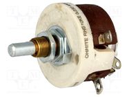 Potentiometer: shaft; single turn; 10kΩ; 25W; 6.35mm; wirewound OHMITE