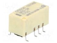 Relay: electromagnetic; DPDT; Ucoil: 5VDC; Icontacts max: 2A; G6S OMRON Electronic Components