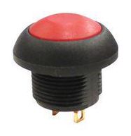 PUSHBUTTON SW, SPST, 0.4A, 32VAC, PANEL