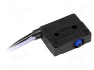 Microswitch SNAP ACTION; 6A/250VAC; without lever; SPDT; ON-(ON) CROUZET