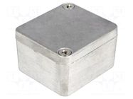 Enclosure: multipurpose; X: 45mm; Y: 50mm; Z: 30mm; 1550Z; aluminium HAMMOND