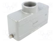 Enclosure: for HDC connectors; Han® HMC; size 24B; for cable HARTING