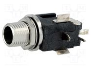 Connector: DC supply; socket; male; on PCBs; SMT,THT; 11A; IP68 SWITCHCRAFT