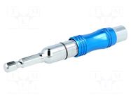 Holder; 1/4"; Overall len: 100mm; Mounting: 1/4" (E6,3mm) C.K