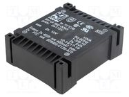 Transformer: encapsulated; 10VA; 115VACx2; 12V; 12V; 416mA; 416mA HAHN