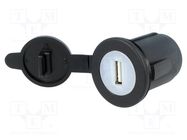 USB power supply; USB A socket; Sup.volt: 12÷24VDC; 5V/2.1A SCI