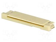 Connector: FFC/FPC; gold-plated; SMT; 500mA; 250V; PIN: 29; 0.5mm TE Connectivity