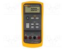 Meter: calibrator; voltage,current; VDC: 0÷100mV,10V; I DC: 0÷24mA FLUKE