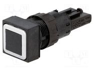 Switch: push-button; 16mm; Stabl.pos: 1; black; Pos: 2; -25÷70°C EATON ELECTRIC