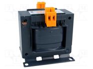 Transformer: mains; 160VA; 400VAC; 24V; Leads: terminal block; IP00 BREVE TUFVASSONS