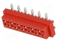 Connector: wire-board; socket; female; PIN: 12; 30V; 1A; vertical AMPHENOL COMMUNICATIONS SOLUTIONS