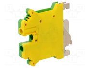 Splice terminal: rail; USLKG; screw terminal; yellow-green; 6.2mm PHOENIX CONTACT