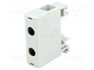 Splice terminal: rail; 82A; 1kV; screw terminal; grey; polyamide OUNEVA