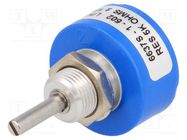 Potentiometer: shaft; single turn; 5kΩ; ±10%; 1W; linear; 3.17mm BOURNS