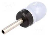 Screwdriver handle; 1/4"; Holder: C6,3mm; Overall len: 110mm AVIT