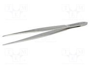 Tweezers; 120mm; for precision works; Blade tip shape: sharp BERNSTEIN
