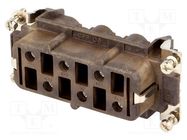 Connector: HDC; contact insert; female; CP RY; PIN: 6; 6+PE; 35A ILME