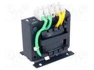 Transformer: mains; 63VA; 230VAC; 110V; Leads: terminal block; IP00 BREVE TUFVASSONS