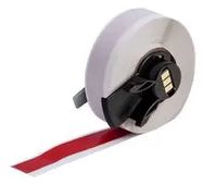 LABEL PRINTER TAPE, 0.5" X 50 , RED