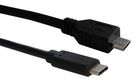 USB CABLE, 2.0 C -MICRO B PLUG, 3.3FT