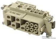 RECTANGULAR INSERT, RECEPTACLE, 10+PE POSITION, SCREW