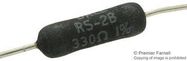 WIREWOUND RESISTOR, 330 OHM, 3W, 1%