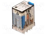 Relay: electromagnetic; 24VDC; Icontacts max: 10A; max.250VAC FINDER