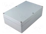Enclosure: multipurpose; X: 145mm; Y: 222mm; Z: 75mm; aluminium; grey COMBIPLAST