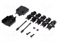 Enclosure for connectors: D-Sub; D-Sub 9pin,D-Sub HD 15pin ENCITECH