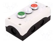 Control cassette; 22mm; RMQ-Titan; No.of butt: 3; flat; IP67 EATON ELECTRIC