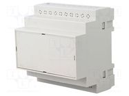 Enclosure: for DIN rail mounting; Y: 90mm; X: 87mm; Z: 65mm; ABS KRADEX